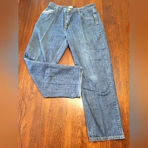 Paco Jean Company Men’s Medium Wash Straight Leg Blue Denim Jeans, 36x33